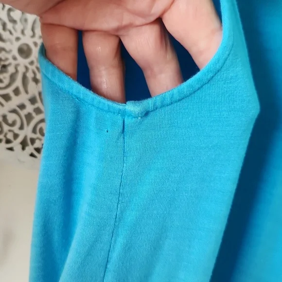 Boston Proper Hombre Sleeveless Top sz‎ M Blue - Picture 10 of 13